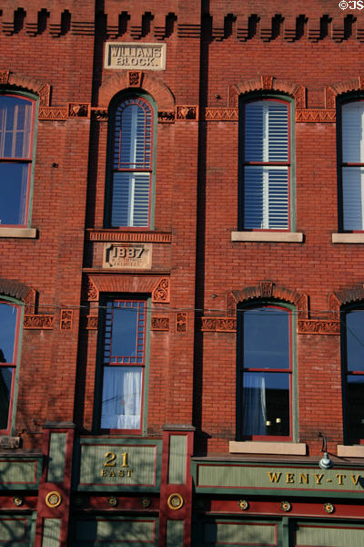 Williams Block facade. Corning, NY.