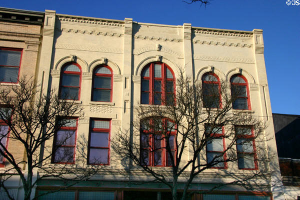 Romanesque Revival building on Market St. Corning, NY.