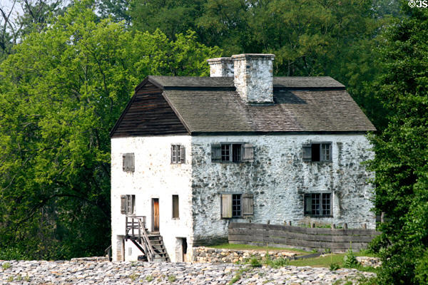 Philipsburg Manor gristmill (18thC). Sleepy Hollow, NY.