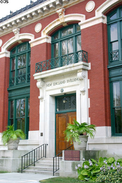 New England Building (1901) on Vassar campus. Poughkeepsie, NY. Architect: York & Sawyer.