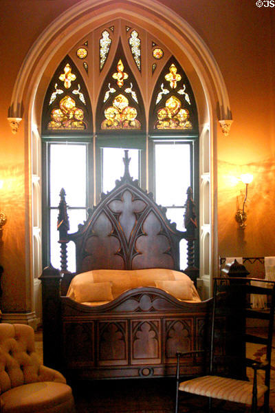 Bedroom in Lyndhurst. Tarrytown, NY.