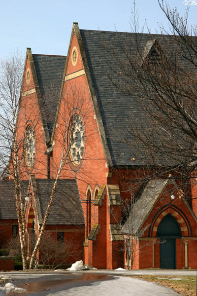 Sage Chapel on Cornell Campus. Ithaca, NY. Style: Victorian Gothic.