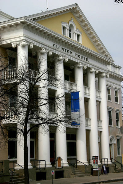 Clinton House (1829) (116 N. Cayuga St.). Ithaca, NY.