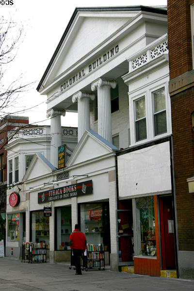 Colonial Building (111 N Cayuga St.). Ithaca, NY.