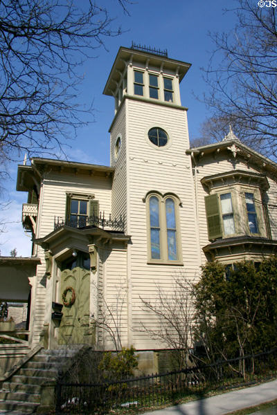 Queen Anne heritage home in Ithaca's East Hill heritage district. Ithaca, NY.