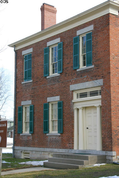 Mary Ann M'Clintock House (14 E. Williams St.) where Declaration of Sentiments was drafted, now part of Women's Rights National Historic Park. Waterloo, NY.