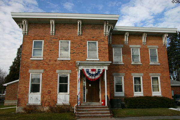 American Legion (former Joseph Wright) Home (10 E. Williams St.). Waterloo, NY. Style: Italianate.