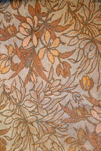 Wallpaper in Grant's room at Grant Cottage SHS. Wilton, NY.