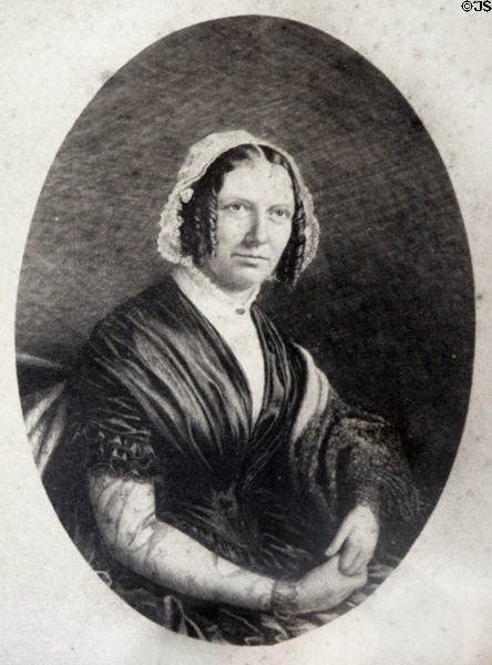 Photo of Abigail Fillmore at Millard Fillmore House. East Aurora, NY.
