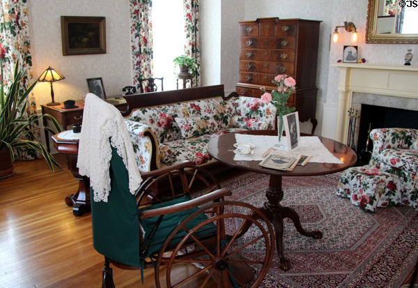 Bedroom suite of Maria Kilburn Eastman, mother of George Eastman at Eastman House. Rochester, NY.