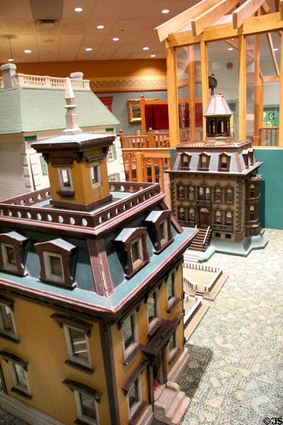 Doll house collection at The Strong National Museum of Play. Rochester, NY.