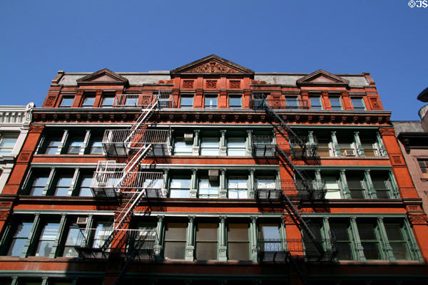 De Forest Building (1884) (513-517 Broadway). New York, NY. Architect: Samuel Warner.