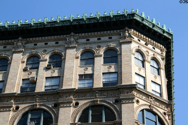 Facade of Cable Building (611 Broadway) former HQ of company which ran New York's cable cars. New York, NY.
