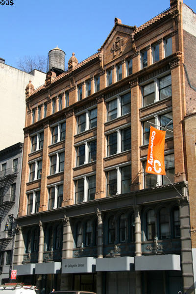 Heritage commercial building (411 Lafayette St.) now used by NYU. New York, NY.