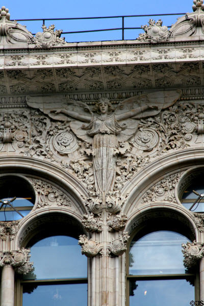 Baynard-Condict Building angel under eves by Louis H. Sullivan. New York, NY.