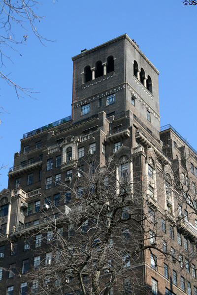 Low-rise building on northeast corner of Washington Square fronted by Waverly & University Place. New York, NY.