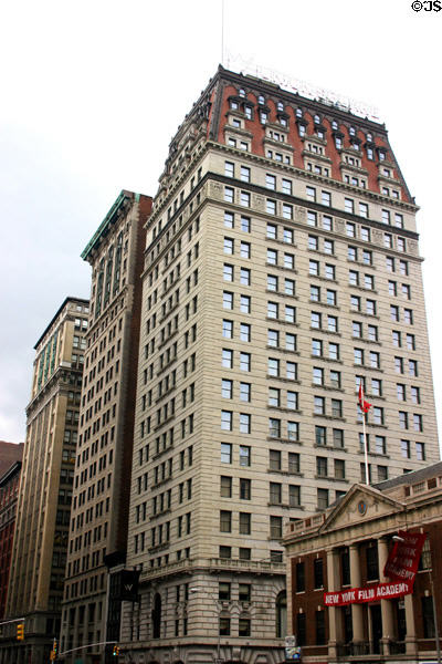 New York Film Academy, W Union Square plus other buildings viewed up Park Ave. New York, NY.