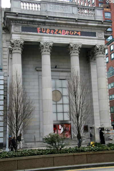 Union Square Savings Bank (now a theater) (1907) (20 Union Square East) by architect who designed Lincoln Memorial in Washington. New York, NY. Style: Classical. Architect: Henry Bacon.