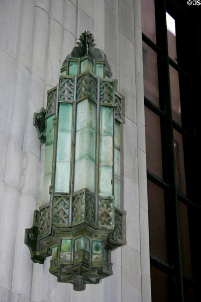 Art Deco lamp on Metropolitan Life North building. New York, NY.