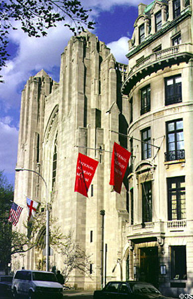 National Academy Museum (formerly National Academy of Design) (1915) (1083 Fifth Ave.). New York, NY. Architect: Turner & Kilian + Ogden Codman, Jr..