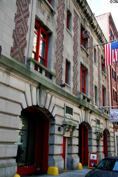New York Fire Museum in Engine Company 30 (1904) (278 Spring St. in SOHO). New York, NY.