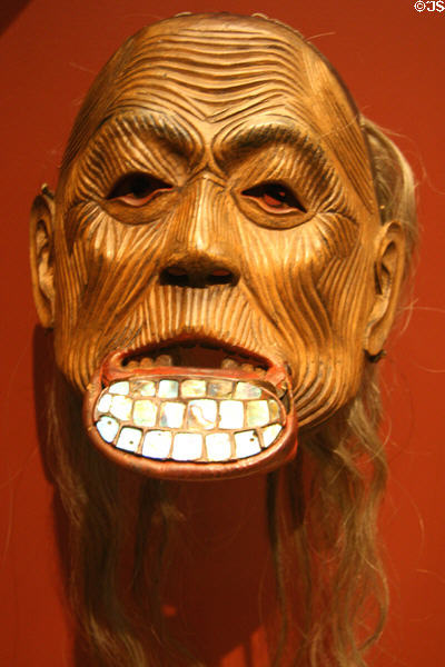 Nisga'a mask (c1850) at National Museum of American Indian. New York, NY.