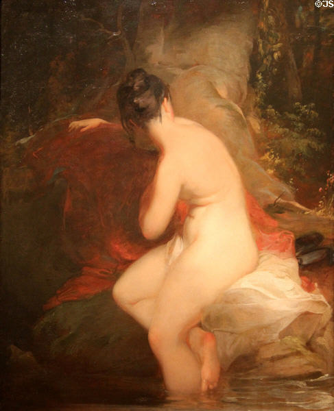 Musidora painting (1813-35) by Thomas Sully at Metropolitan Museum of Art. New York, NY.