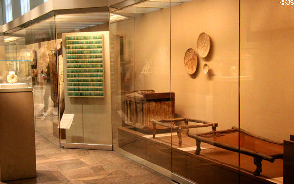 Gallery of Egyptian antiquities at Metropolitan Museum of Art. New York, NY.