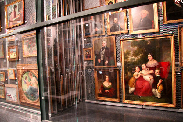 Study gallery at Brooklyn Museum. Brooklyn, NY.