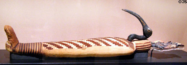 Egyptian mummified ibis at Brooklyn Museum. Brooklyn, NY.
