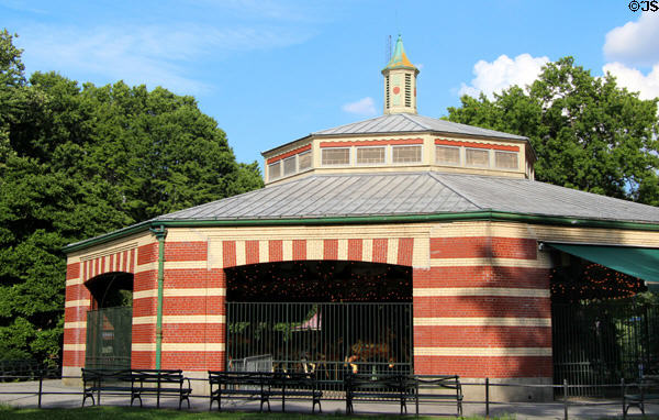 Prospect Park Carousel (1912) moved from Coney Island in 1952. Brooklyn, NY.