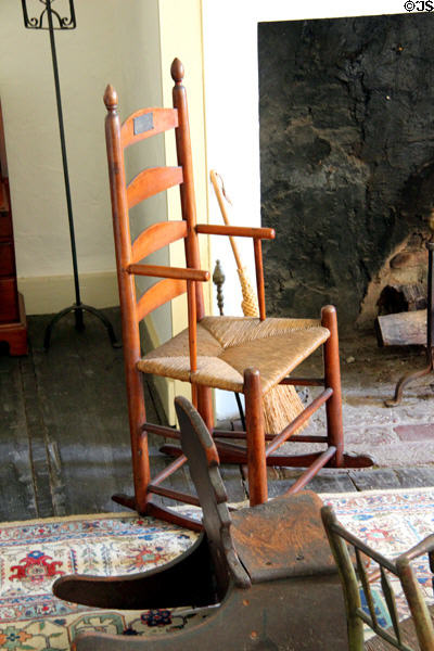 Rocking chairs at Conference House. Staten Island, NY.