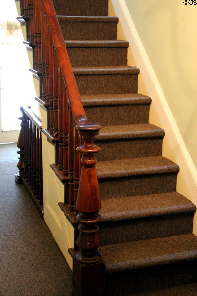 Staircase at Garibaldi-Meucci Museum. Staten Island, NY.