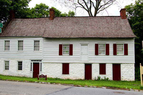 Treasure House (c1700) at Historic Richmond Town. Staten Island, NY.