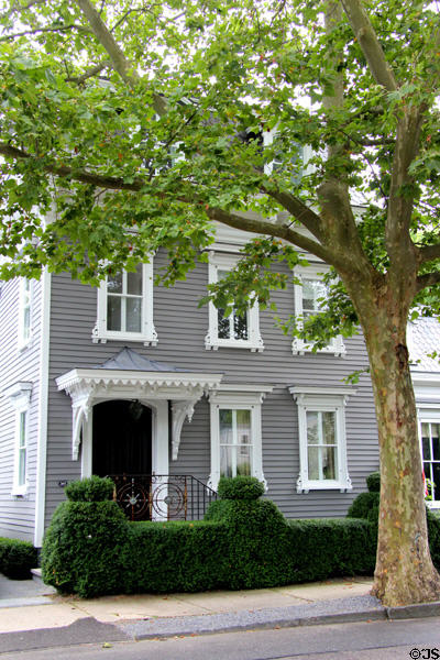 Hope House (c1860) (165 Main St.). Sag Harbor, NY. Style: Federal with Mansard roof.