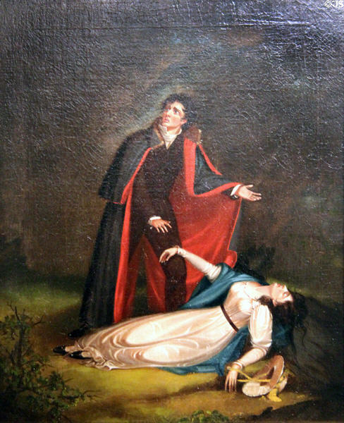 Celadon & Amelia painting (1826) by William Sidney Mount at Long Island Art Museum. Stony Brook, NY.