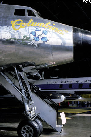 Lockheed VC-121E Constellation, President Eisenhower's plane Columbine III at US Air Force Museum. Dayton, OH.