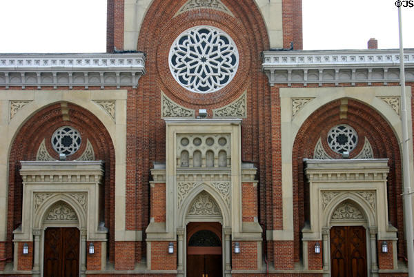 Plum Street Temple portals. Cincinnati, OH.
