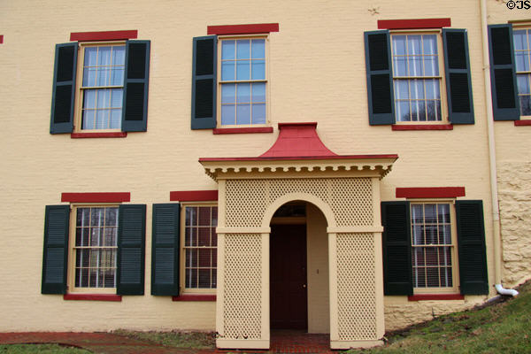 Taft House side entrance. Cincinnati, OH.
