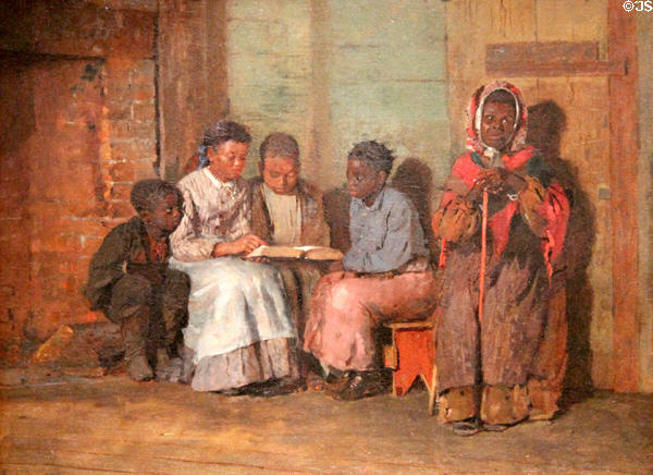 Sunday Morning in Virginia painting (1877) by Winslow Homer at Cincinnati Art Museum. Cincinnati, OH.