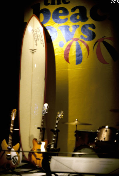 Rock & Roll Hall of Fame homage to Beach Boys. Cleveland, OH.