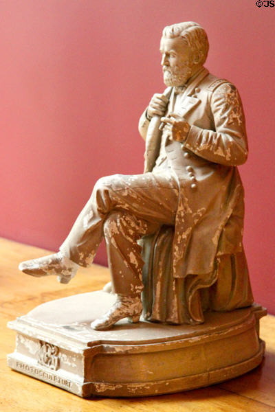 Photosculpture of Ulysses S. Grant at Hayes Presidential Home. Fremont, OH.