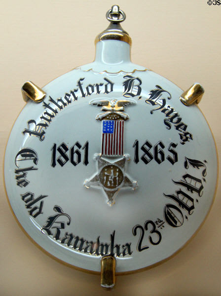 Gift given Rutherford B. Hayes in commemoration of Civil War at Hayes Museum. Fremont, OH.