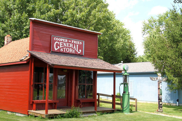 Cooper-Fries General Store at Historic Lyme Village Museum. Bellevue, OH.