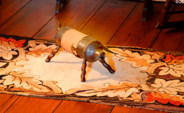 Pig footrest at Edison Birthplace Museum. Milan, OH.