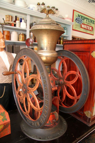 Coffee grinder in General Store at Milan Historical Museum. Milan, OH.