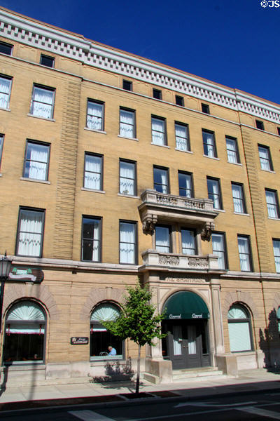 Facade of The Shawhan building. Tiffin, OH.
