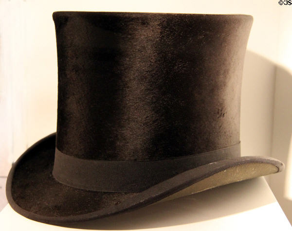 Top Hat belonging to President McKinley at William McKinley Presidential Museum & Library. Canton, OH.
