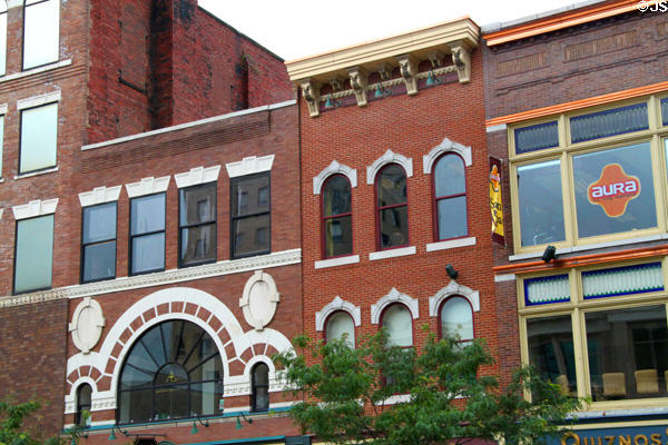 Heritage storefronts (213-215 Market Ave. N.). Canton, OH.