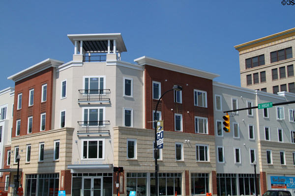 Student apartments (2009) (22 E. Exchange St.). Akron, OH.